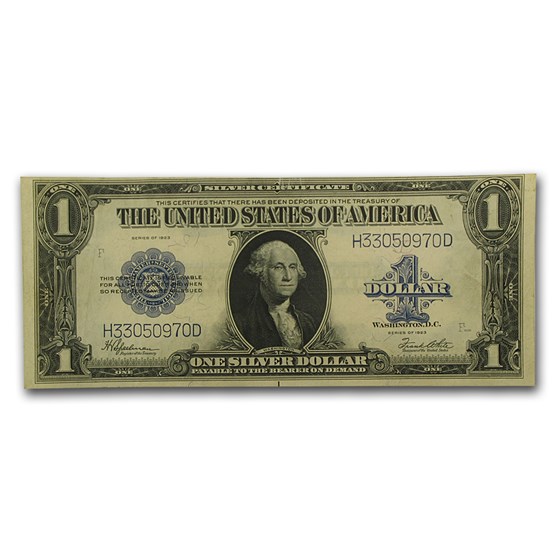 1923 $1.00 Silver Certificate AU 1923 $1.00 Silver Certificate AU